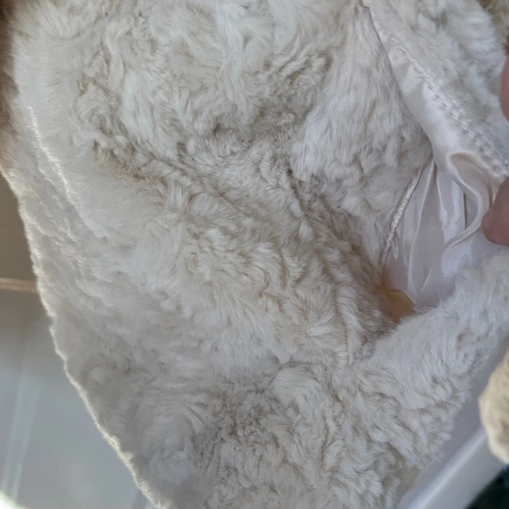 Ci Sono Cream Teddy Jacket - Picture 5 of 11